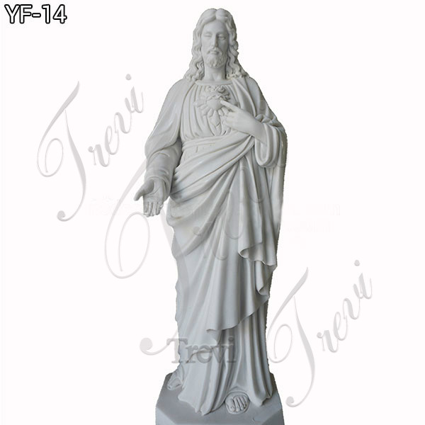 vintage sacred heart of jesus outdoor statue UK