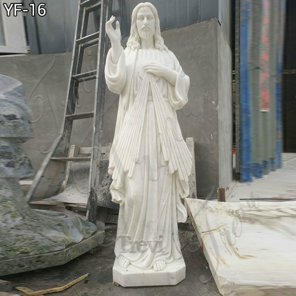 outdoor statue sacred heart of jesus and mary for the home viera
