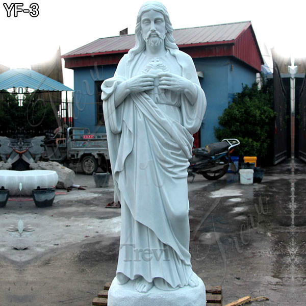 outdoor statue sacred heart of jesus church online America