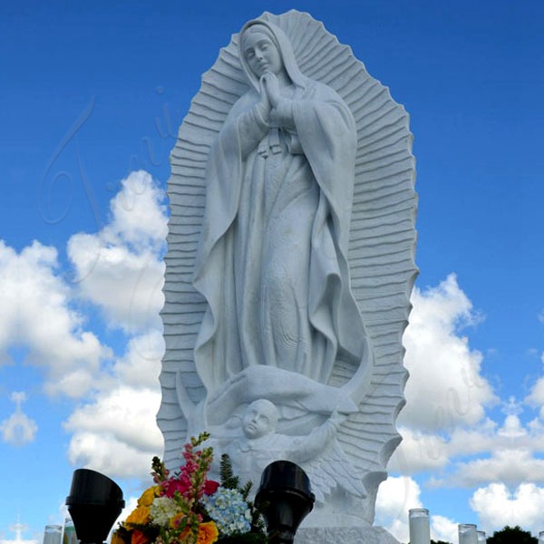 Beautiful virgin mary our lady of Guadalupe religious garden statues for catholic church decor TCH-74
