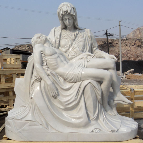 Church religious garden statues of Michelangelo’s Pieta online saling TCH-42