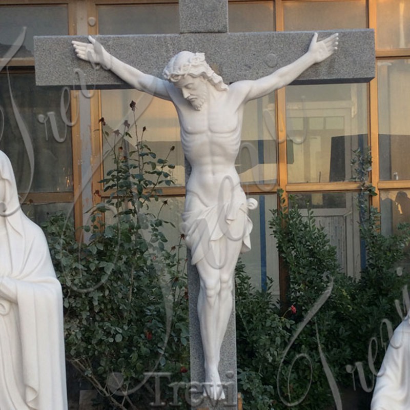 Marble Jesus christ and children statues-Trevi Sculpture