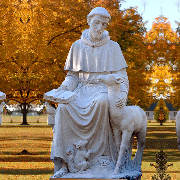 Where to buy outdoor lawn statues saint francis of assisi for garden
