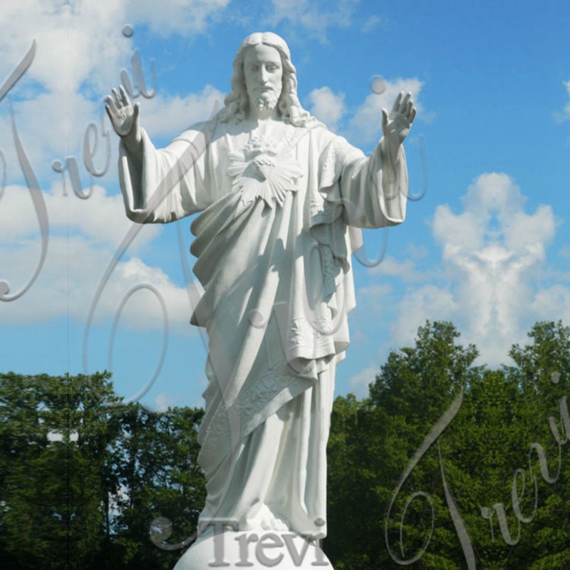 White-Marble-High-Quality-Stone-Statue-of-Jesus