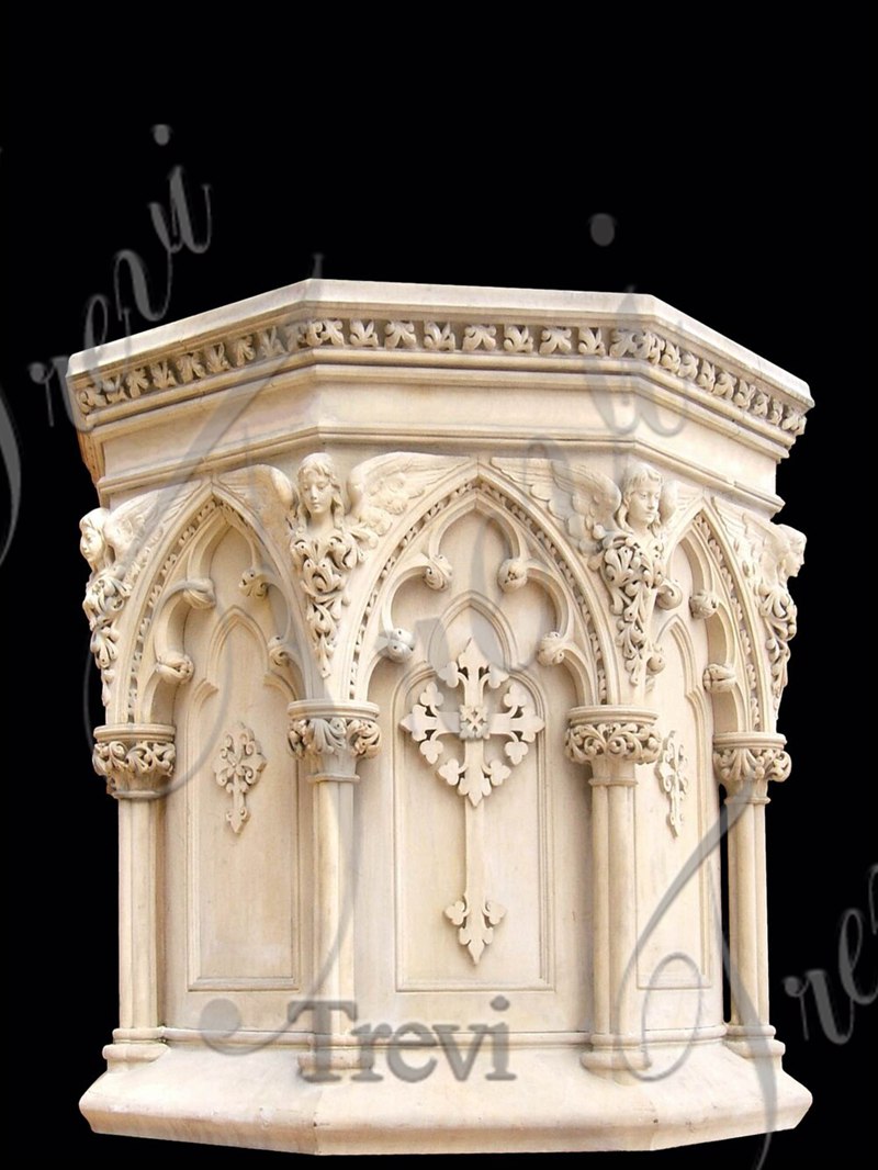 marble pulpit for home and church -Trevi Sculpture