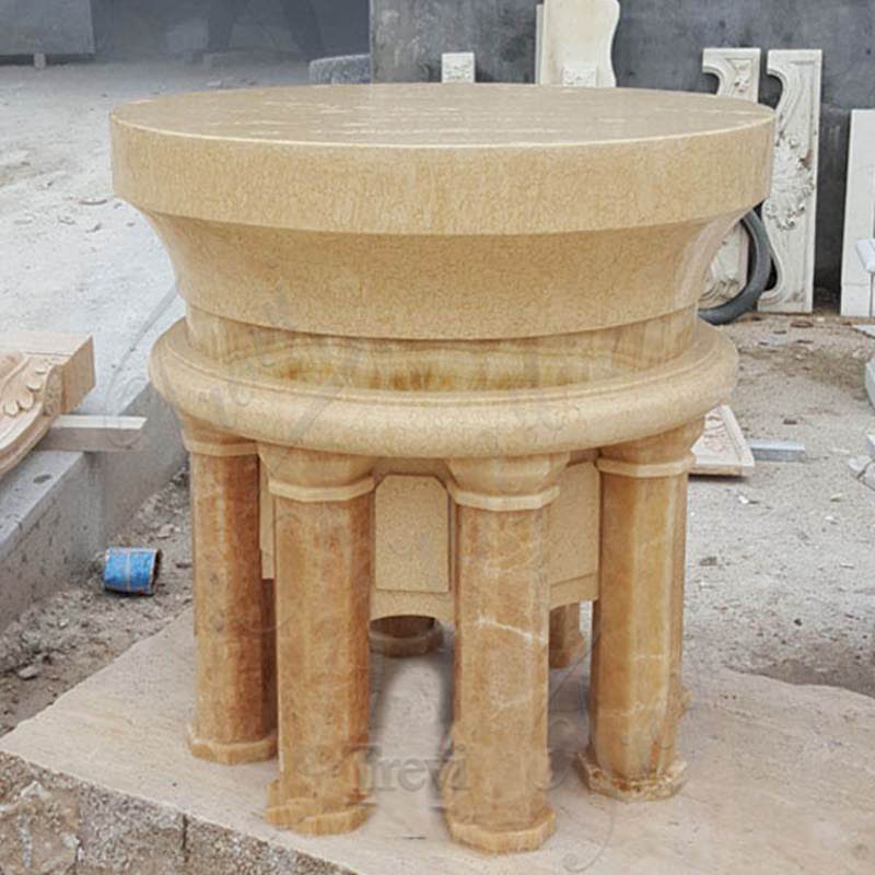 Customized Beige Marble Altar Table for Sale CHS-320