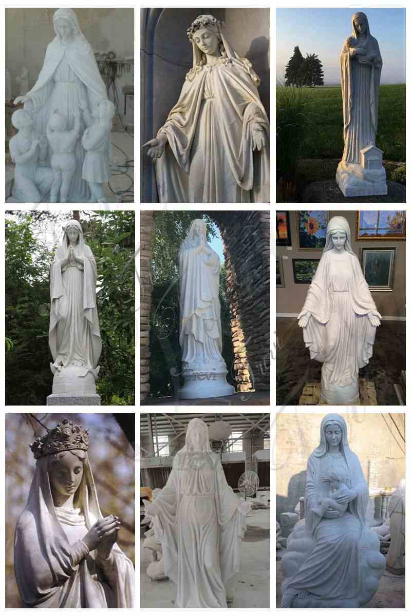 Marble Our lady of grace statue for sale