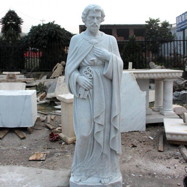 Marble Saint Peter Statue for Church Decoration for Sale CHS-251