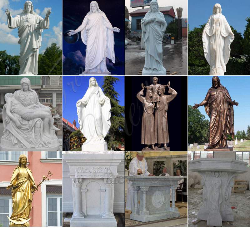 Natural White Marble Pulpit