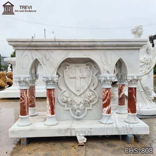 White Marble Altar Table Catholic Church Decor for Sale CHS-808