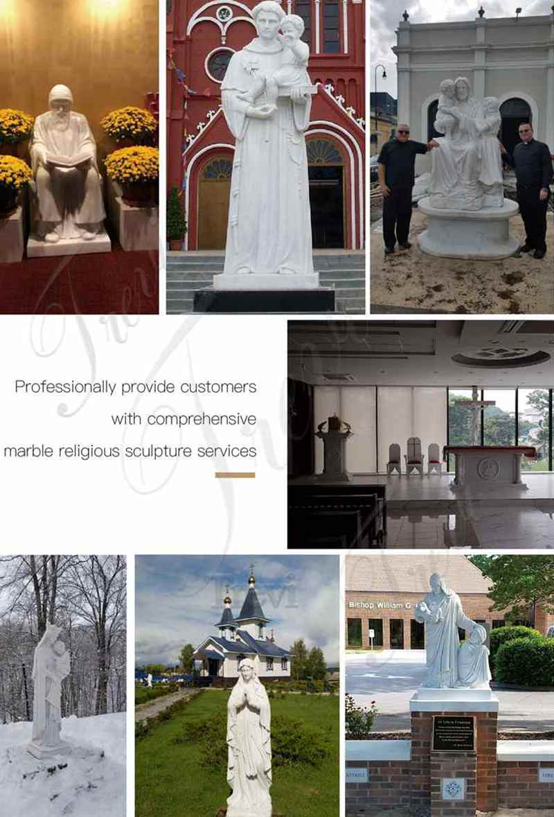 blessed virgin mary statue