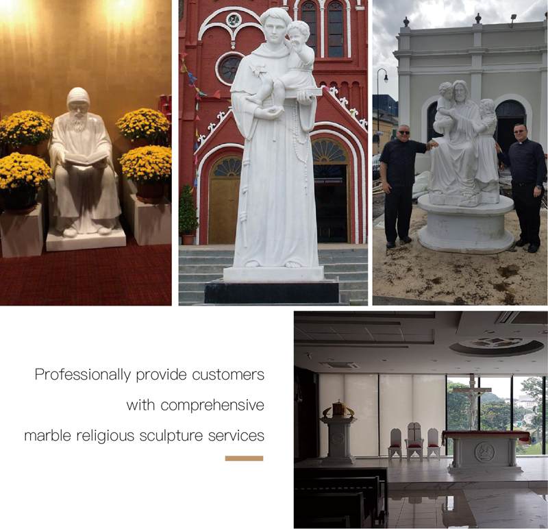 Large Marble Catholic Relief Hand-carving Artwork factory