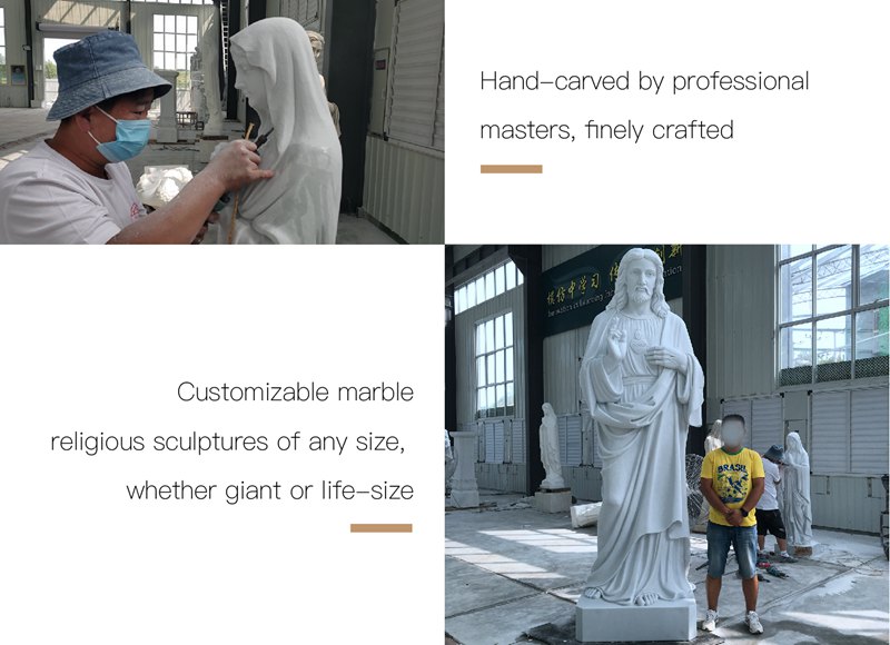 Large Marble Catholic Relief Hand-carving Artwork factory