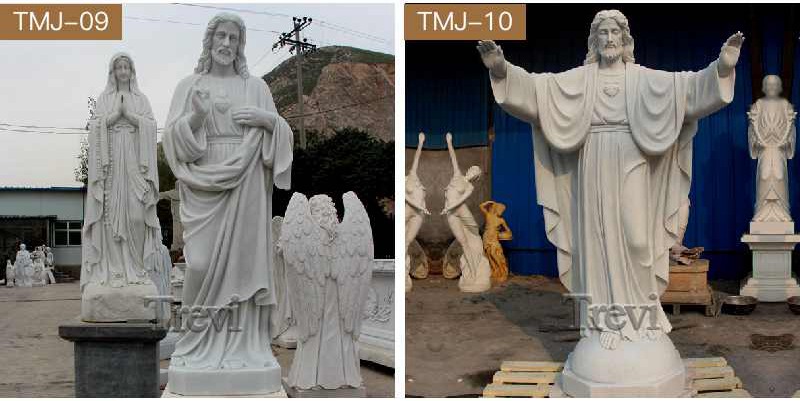 Life Size Catholic Shepherd Jesus Statue Marble Church Decor for Sale