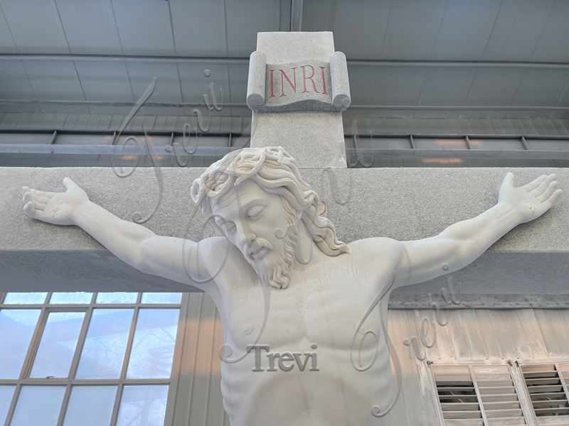 carving of passion crucifix-Trevi sculpture