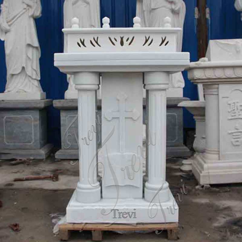catholic church pulpit introduction -Trevi sculpture.