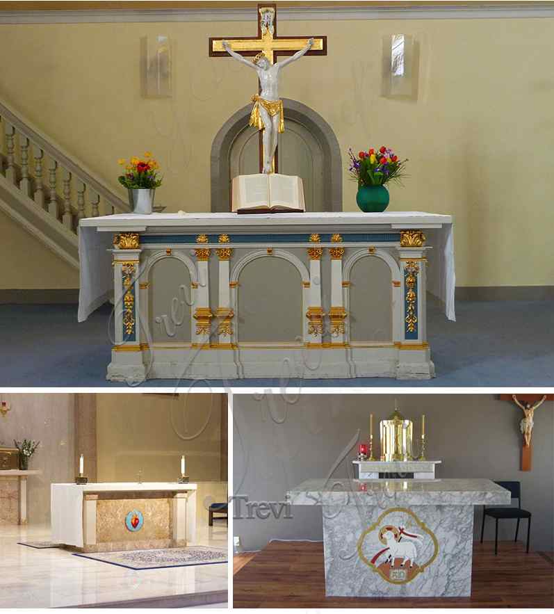 feedback of marble altar table-Trevi sculpture