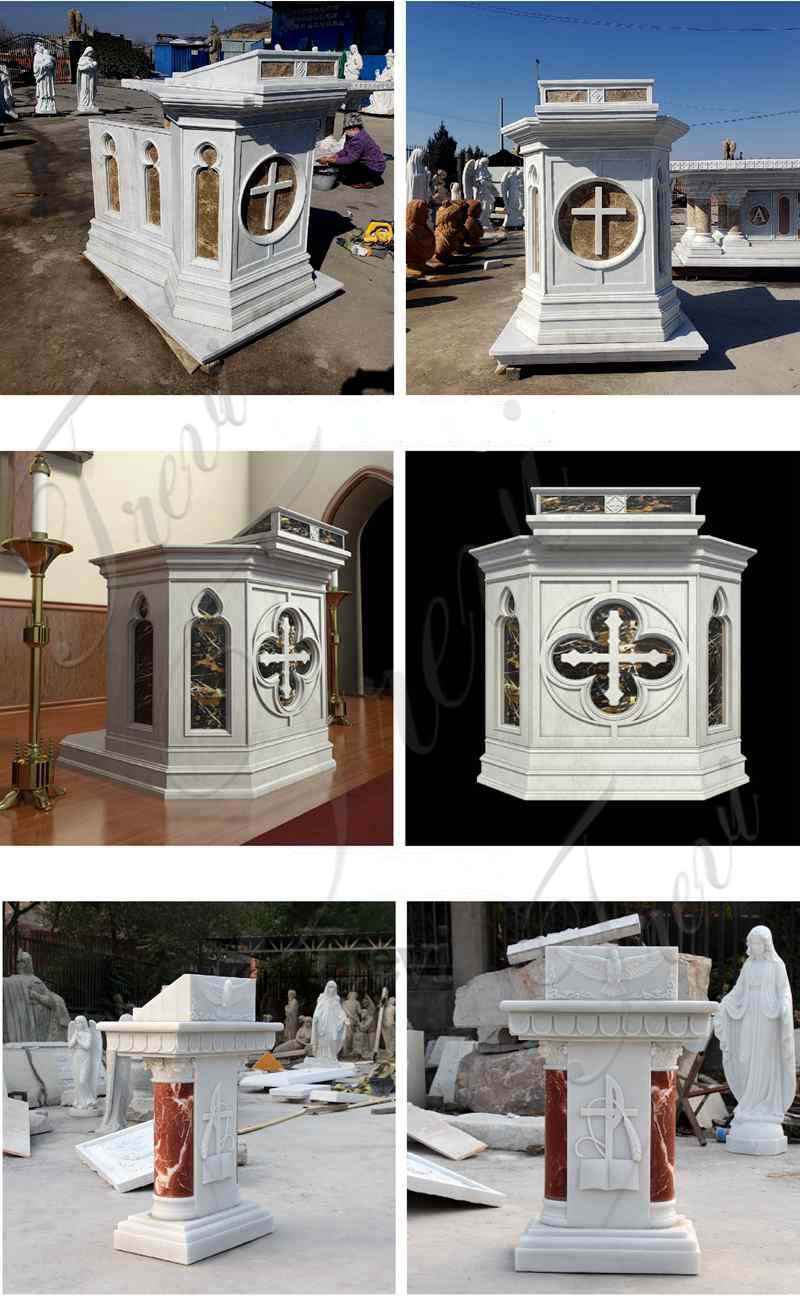 modern church pulpit designs-Trevi Sculpture