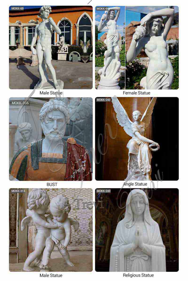 more designs of life size religious statues-Trevi sculpture