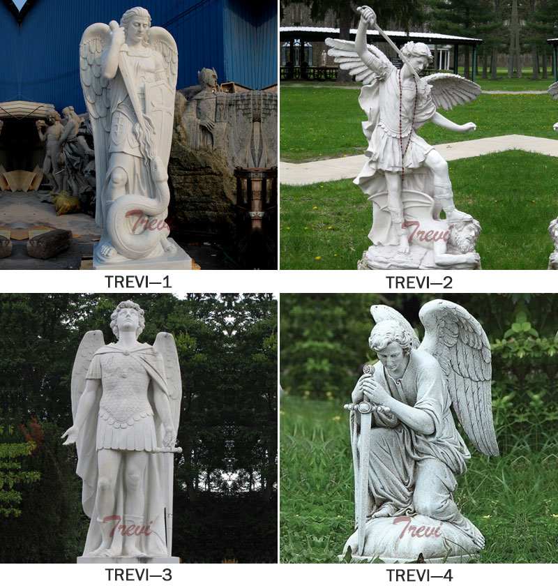 other types of St. Michael sculpture-Trevi sculpture