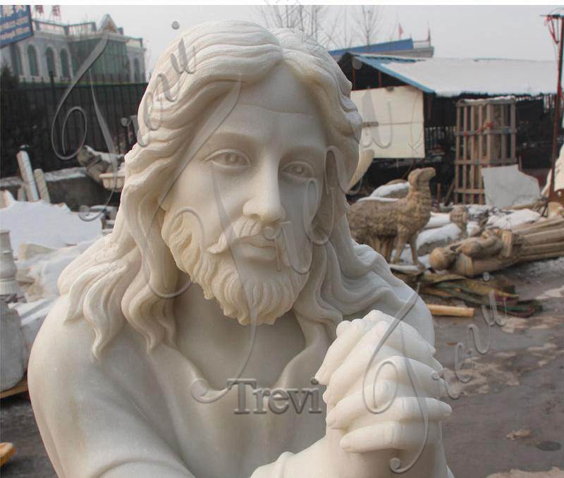 excellent carving of Jesus garden statue-Trevi Sculpture