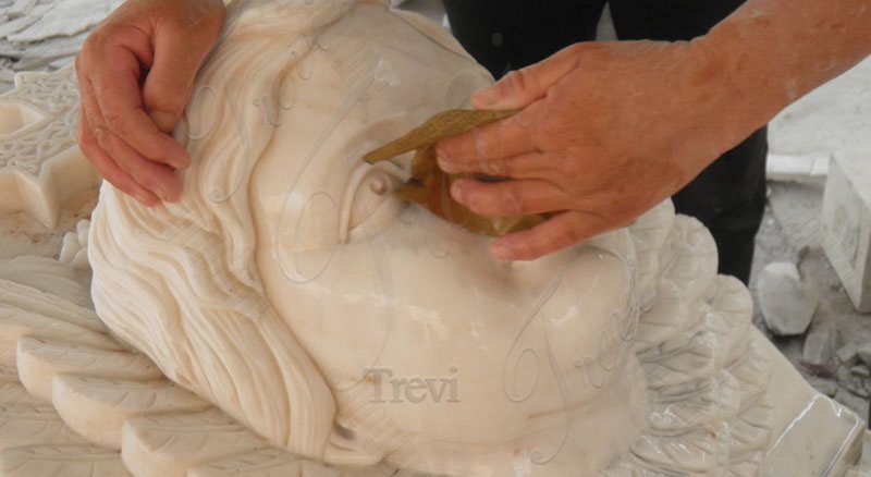 polishing of Jesus with a lamb-Trevi Sculpture