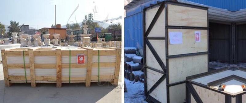 packing of marble religious statues-Trevi Sculpture