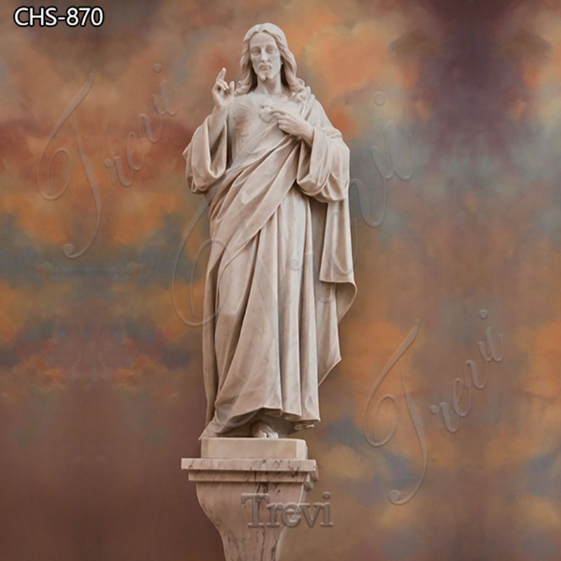 sacred heart of Jesus garden statue-Trevi Sculpture