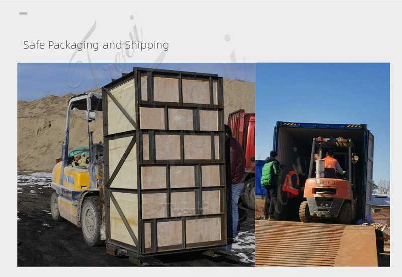 packing for marble religious statues-Trevi Sculpture