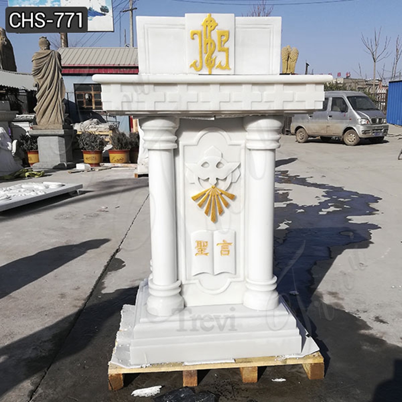 Customized High Quality Marble Church Pulpit CHS-771