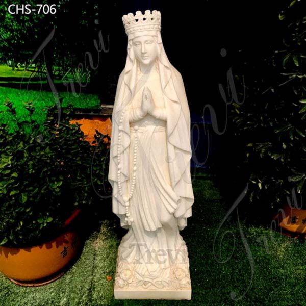 Hand Carved Our Lady of Fatima Garden Statue for Sale CHS-706