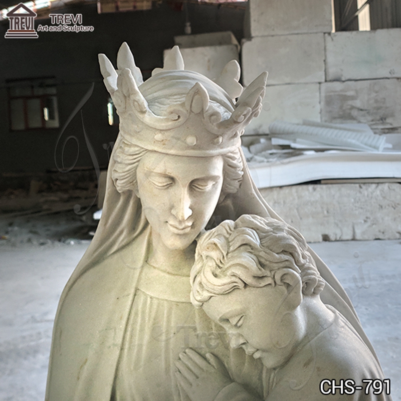 Catholic Virgin Mary Holding Baby Jesus Statue for Sale CHS-791