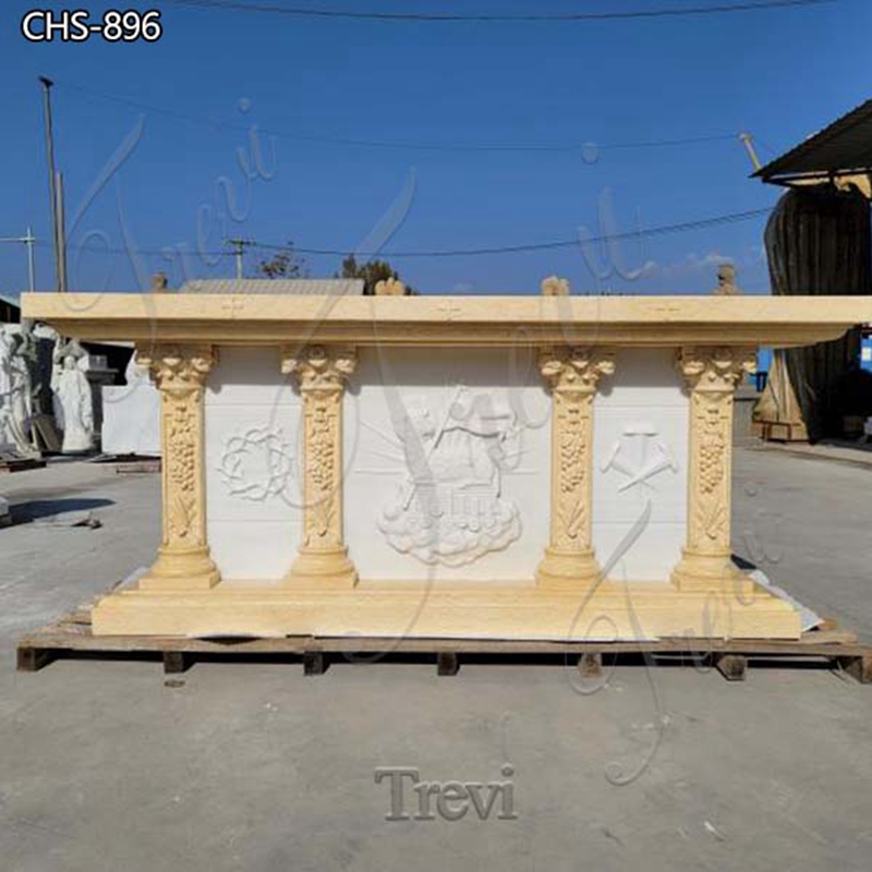 Exquisite Marble Altar Table Church Decor for Sale CHS-896