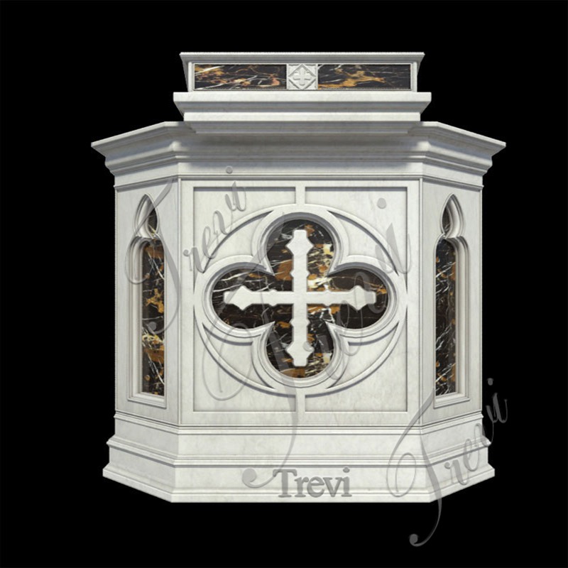 Catholic marble pulpit-Trevi Sculpture