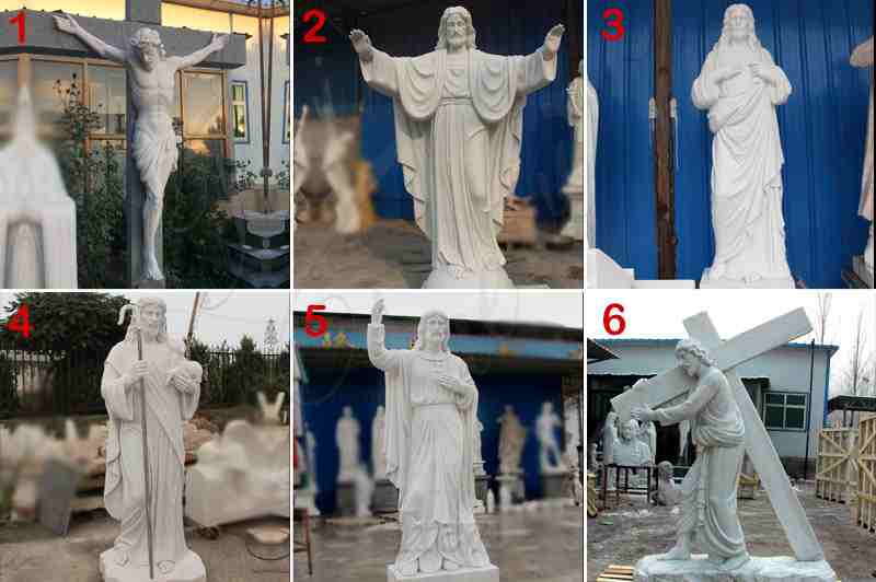 Life Size Catholic Statues Of Shepherd Jesus Hold Lamb for Sale CHS-724