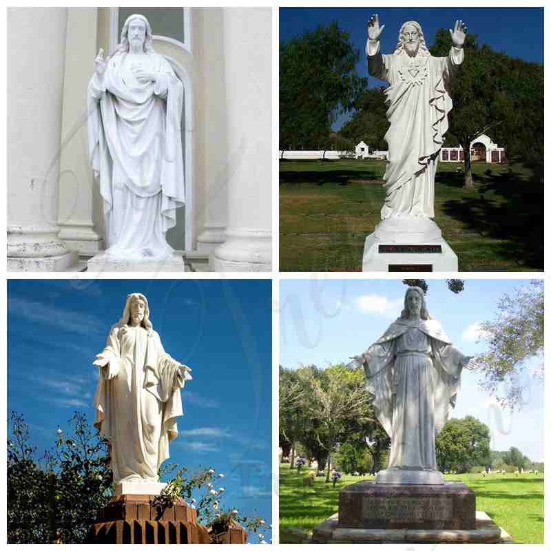 Life Size Catholic Statues Of Shepherd Jesus Hold Lamb for Sale CHS-724