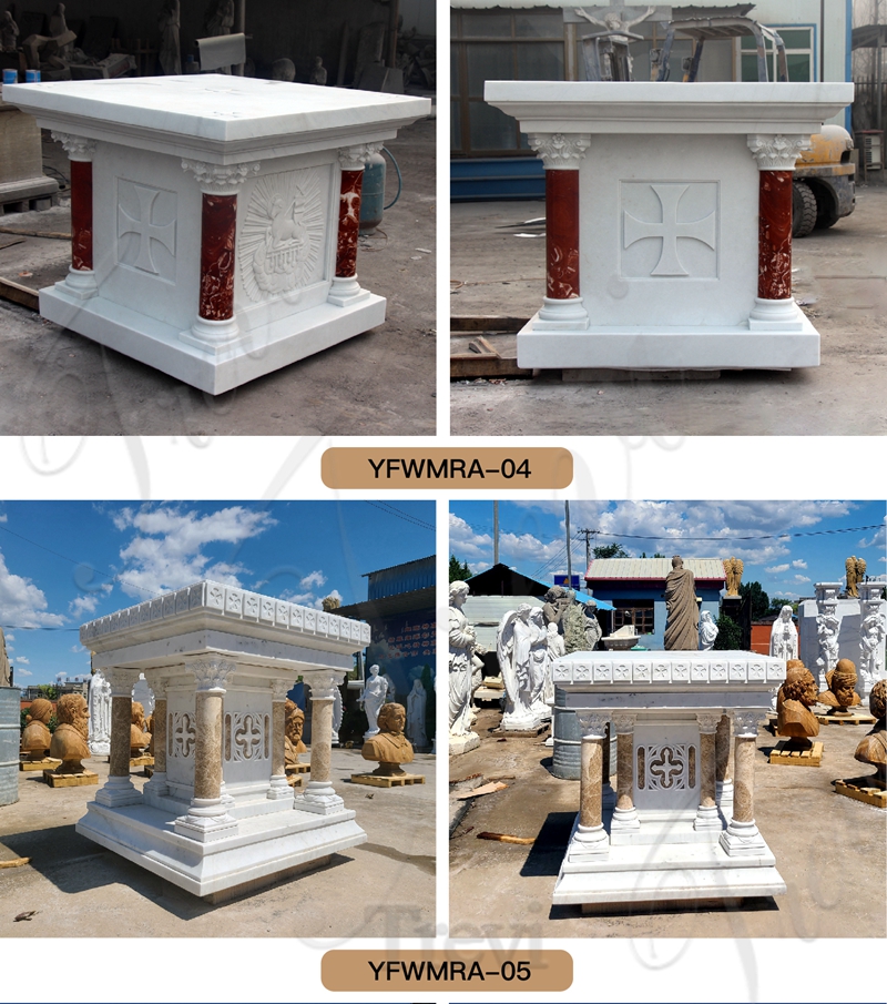 Custom Made Catholic Marble Altar Table Church Decor Supplier CHS-898