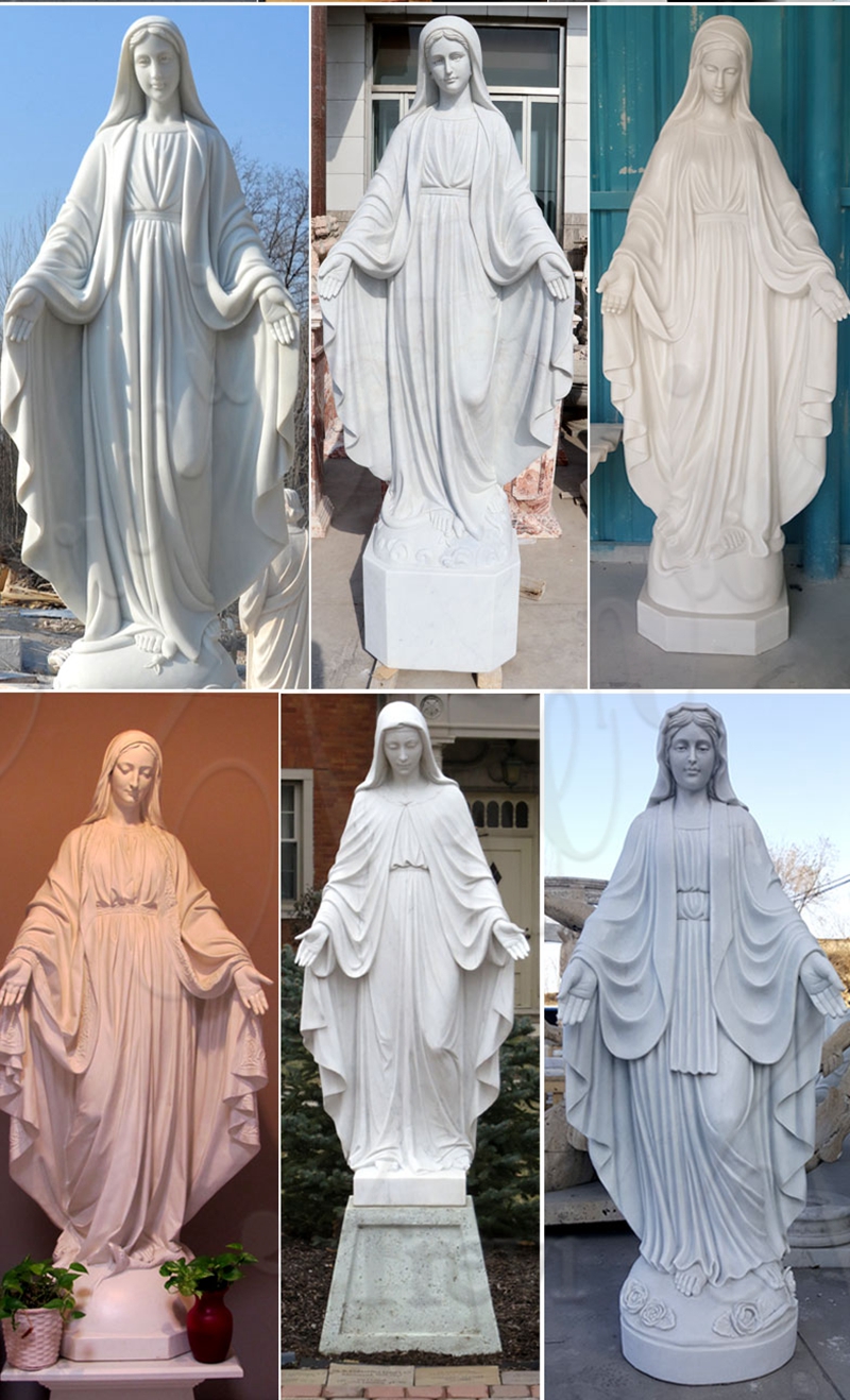 High Quality Marble Our Lady Of Grace Statue Outdoor Decor CHS-725