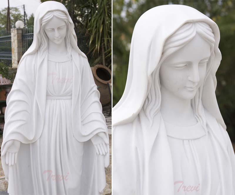 High Quality Marble Our Lady Of Grace Statue Outdoor Decor CHS-725