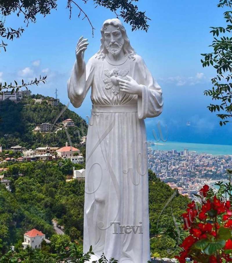 The sacred heart of Jesus statue-Trevi Sculpture