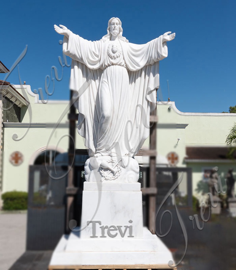 White marble jesus statue-Trevi Sculpture