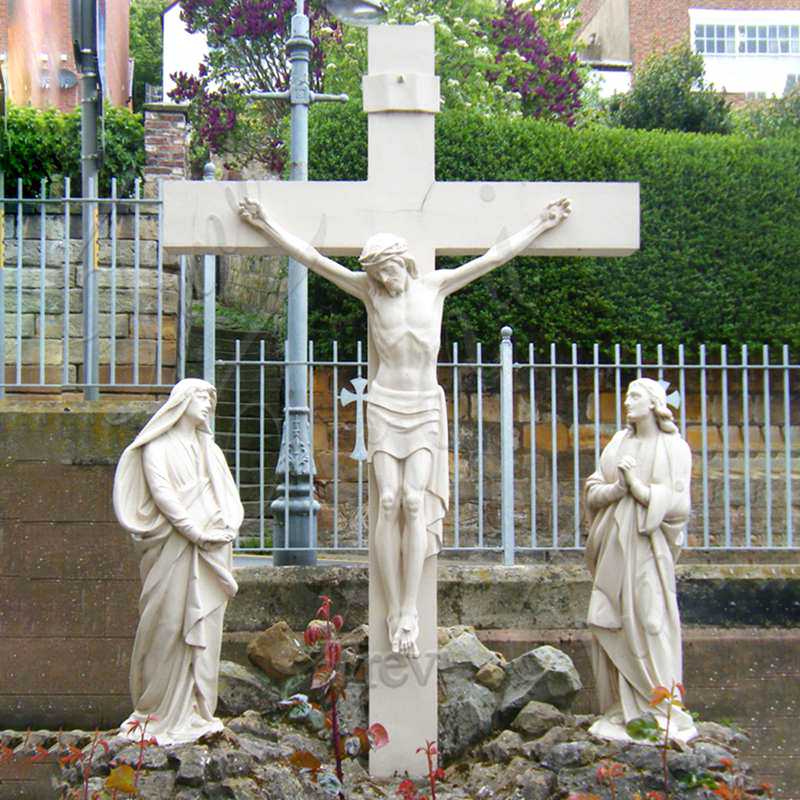 jesus on the cross statue-Trevi-Sculpture