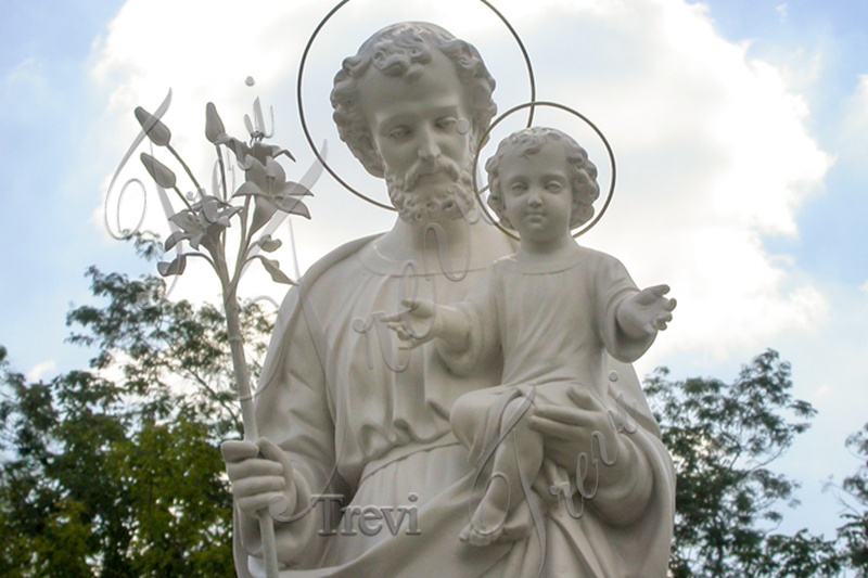 st Joseph sculpture for outdoor decor-Trevi Sculpture'