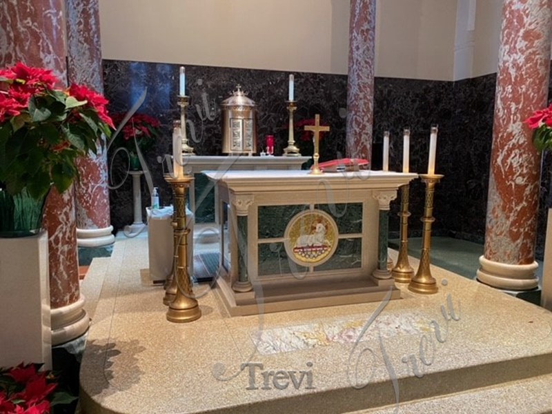 marble altar table for sale-Trevi Sculpture