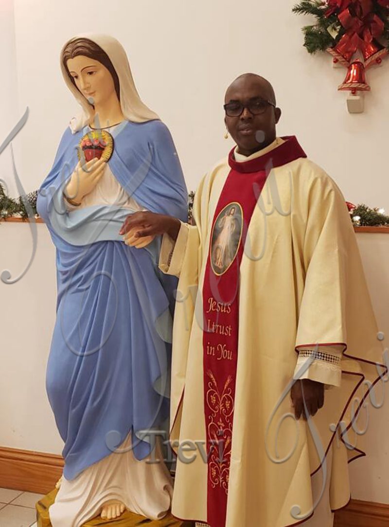 vintage mary garden statue for sale-YouFine Sculpture.