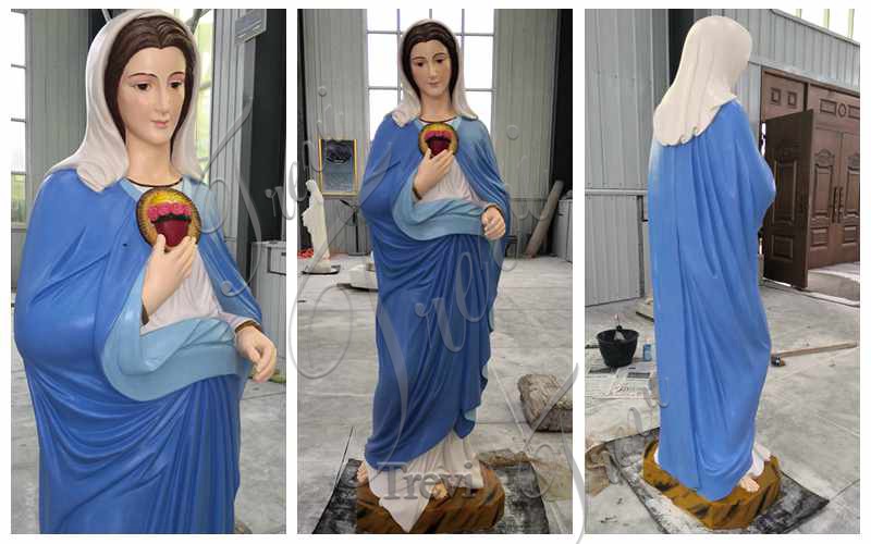vintage mary garden statue for sale-YouFine Sculpture
