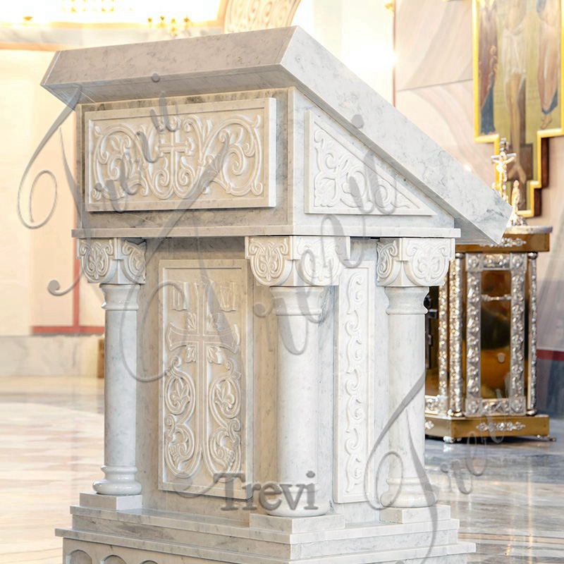 church marble pulpit for sale-Trevi Sculpture