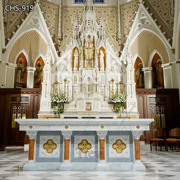Custom-Made Catholic Marble Church Altars for Sale