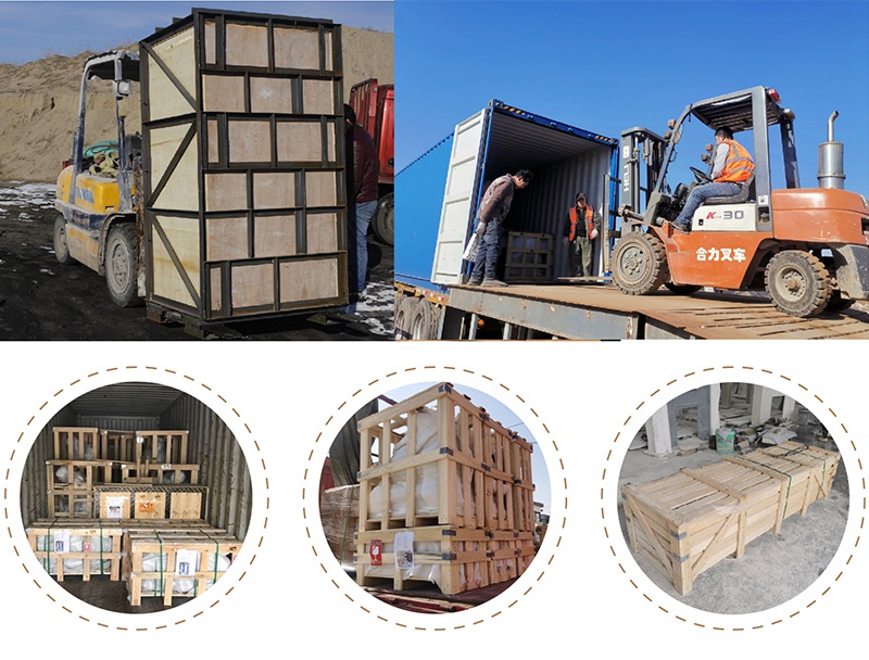 the safe packaging of our sculptures