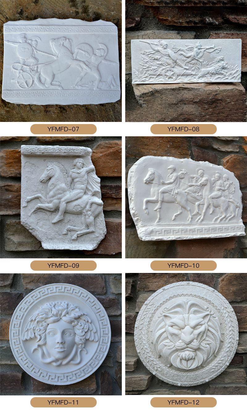 Various Marble Relief Sculptures from Trevi